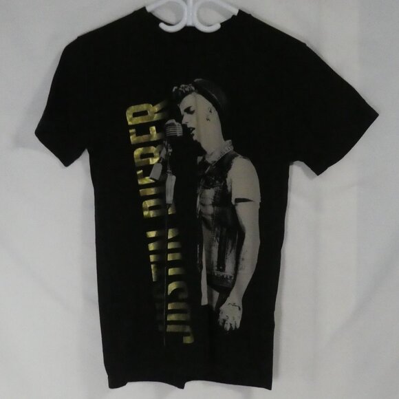 JUSTIN BIEBER - BELIEVE - Live 2013 - North American Tour | Black Tee - T-Shirt - Picture 1 of 16